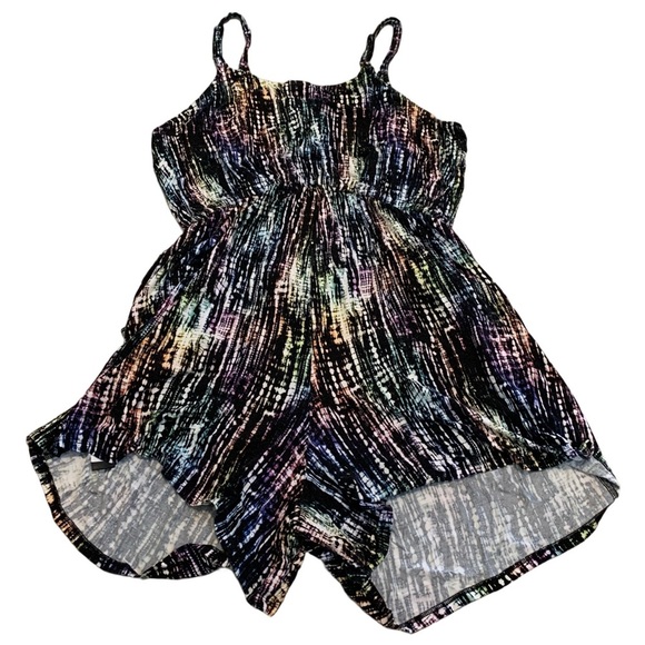 LoveSick Multi-Color Abstract Print Romper - Size 1 - Picture 1 of 8